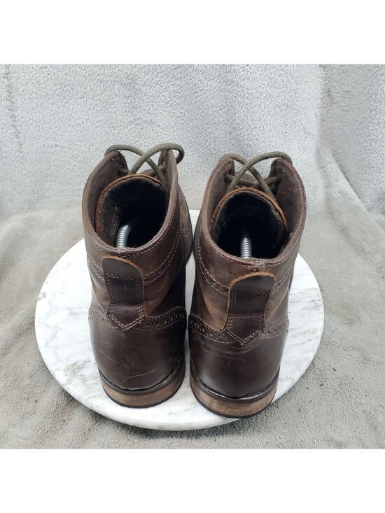 Studio Ink Shoes Mens Size 11 Brown Leather Lace Up Wingtip Boots main image 5